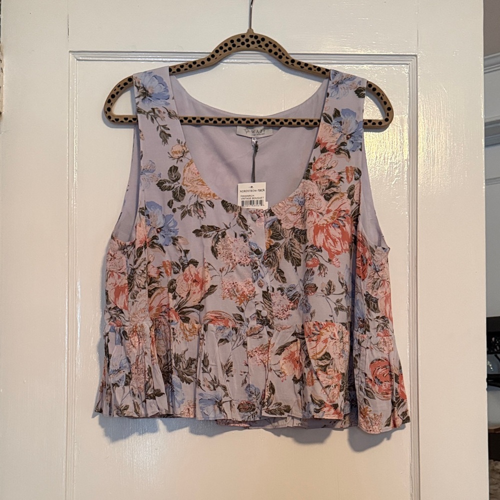 Wayf Floral Sleeveless Top - Multicolor